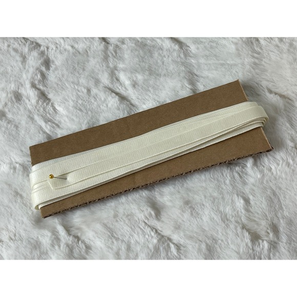 00450 - Simplicity Cream Beige 3/8" Wide Elastic Band 5 yards Trim Craft Apparel - Picture 3 of 3